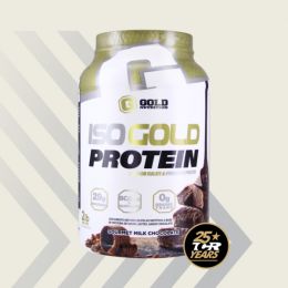 %100 Iso Gold Protein & Hydrolized Gold Nutrition - 2 Lbs. - Chocolate Brown